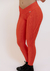 Calça legging afina cintura laranja cenoura