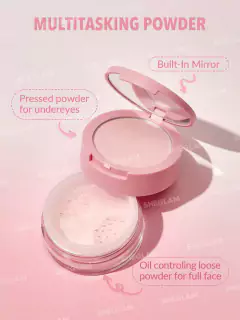 POLVO 2 EN 1 ROSADO SHEGLAM - luxaria_beauty