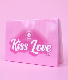 kiss love paleta de brillos de labios x 6 bloomshell