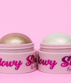 iluminadores en crema glowy shell tornasol y champaña