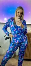 pijama manga larga stich