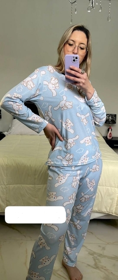 pijama manga larga conejito