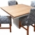 Juego de Comedor Tapa Paraíso - Mesa Cuadrada de 130x130 cm con 8 Sillas