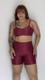 Conjunto Short e Top Alça Fina - Marsala