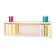 Nicho Retangular Decorativo 70x25x15cm Branco Em Mdf - loja online
