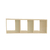 Nicho Triplo 80x30x20 Natural Em Mdf - Per Tutti Distribuidora