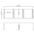 Nicho Triplo 80x30x20 Natural Em Mdf na internet