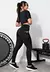 2 Conjuntos Fitness Calça Legging Cintura Alta + Cropped Alcinha com Elásticos Preto e Marçala | REF: RMF8 na internet