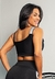Imagem do Calça Legging com Bolso de Tela + Cropped Preto com Elásticos Conjunto Fitness | REF: CCA8