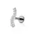 Piercing Onda Cravejado - comprar online