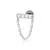 Piercing Zircônias e Corrente - comprar online