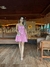 Vestido Manuela - Listrado de Rosa - loja online