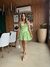 Vestido Manuela - Listrado de Verde na internet