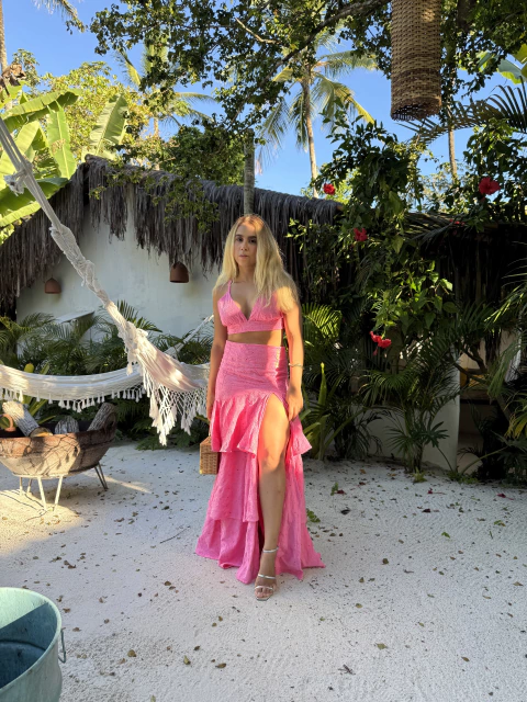 Conjunto Patrícia - Rosa Chiclete - comprar online