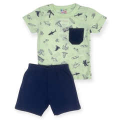 Conjunto Baby Shark na internet