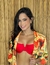 Imagem do Top de Biquini Meia Taça com Bojo Encanto Tropical
