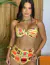 Calcinha de Biquini Hot Pants Franzido Frente