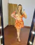 Calcinha de Biquini Hot Pants com Saia de Tule e Estampa