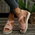 FFOrder Thick-Soled Wedge-Heeled Peep-Toe Casual Women Sandals