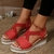 Imagem do FFOrder Thick-Soled Wedge-Heeled Peep-Toe Casual Women Sandals