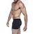 Cueca Boxer preta com preenchimento no bumbum (SD031P) - comprar online