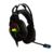 Fone de Ouvido Knup com Microfone Headset Gamer LED RGB 487. Imersão Total e Conforto Superior