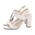 Sandália Feminina Tamanho:36;Cor:Off White (8090B-36) - comprar online