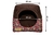 Cama Iglu e Toca Para Cachorro Luppet Luxo Marrom Floral Tamanho:G (LP1012120-09 - comprar online