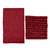 Kit 12 toalhas de lavabo social Vermelho Veludo - comprar online