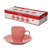 Conjunto Café Bella Rosa 90ml 4 Xicaras e 4 Pires Hauskraft - comprar online