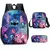 Mochila Stitch Disney para estudantes, Disney Anime Cartoon Bag, Alunos do ensin