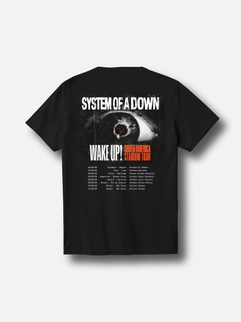 Camiseta System of a Down - Wake Up Tour