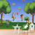 Papel de Parede Infantil Circo na Floresta Decoração Quarto Criança na internet