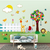 Papel de Parede Infantil Safari No Quintal Decoração para Crianças - comprar online