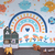 Papel de Parede Infantil Pintura Cute Decoração para Quarto de Criança - comprar online