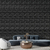 Papel de Parede Tijolinho Preto Para Decoração na internet