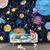 Papel de Parede Planetas Aquarela decoração Infantil na internet