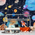 Papel de Parede Planetas Aquarela decoração Infantil - comprar online