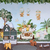 Papel de Parede Safari Aquarela no Jeep Decoração Infantil na internet