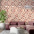 Papel de Parede Pastilha Xadrez Vermelho Claro - Decoração Moderna - Decora Paredes