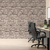 Papel de Parede Estilo Pedra Bege - Linha decora Premium - Decora Paredes