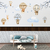 Papel de Parede infantil Animais do Bosque e Balões Decoração para quarto de Menino na internet