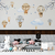 Papel de Parede infantil Animais do Bosque e Balões Decoração para quarto de Menino - comprar online