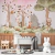 Papel de Parede Animais do bosque Encantado Decoração para Quarto de menina - comprar online