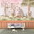 Papel de Parede Animais do bosque Encantado Decoração para Quarto de menina