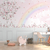 Papel de Parede infantil Jardim Encantado 2 Decoração para quarto de Menina