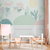Papel de Parede Infantil Plantinhas para quarto de menina
