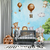 Papel de Parede Infantil Safari No Trem Decoração para Quarto de Criança - comprar online