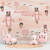 Papel de Parede Infantil Personalizado Minnie Baby Decoração para quarto de Bebê