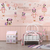 Papel de Parede Estilo Ripado Infantil Personalizado Minnie Baby Decoração para Menina na internet